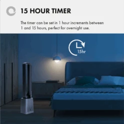 Devola Bladeless Tower Fan With Carbon Air Filter, 12 Speeds & Remote In Grey - DVBAM07 - Return Unit -Ventilation Equipment Store e 252F7 252Fe 252F8 252Fe7e84f9833e51a652ca13273549afc5b17214ed7 08 15hr Timer 8 e4229f72 bbfc 44ab 8066 dcc8442a27b1