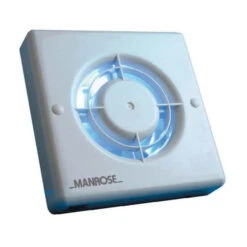 Manrose 100mm (4) 12V Automatic Low Voltage Extractor Fan W/ Humidity Control & Pullcord - XF100HPLV
