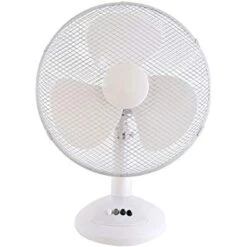 Prem-I-Air 45W 3 Speed 16-inch Desk Fan - White - EH1798