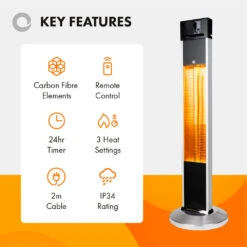 Devola Master 2kW Freestanding Patio Heater With Remote Control -DVXSPH20FSB 11 Devola Master 2kW Freestanding Patio Heater With Remote Control -DVXSPH20FSB -Ventilation Equipment Store f 252Fa 252F6 252Ff 252Ffa6f023ae0d30a3a77780fbeb66323747b11a6e9 03 Key Features
