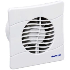 Vent-Axia BAS100SLB Bathroom, Kitchen And Toilet Fan - 436530