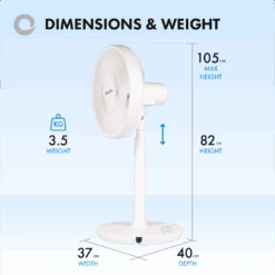 Devola Ultra Quiet 28W 12 Speed 16-inch DC Pedestal Fan - White - DV16DCPF -Ventilation Equipment Store f 252Ff 252F1 252Ff 252Fff1f19573bcf9d5749a2c76bf3b37f99193d38e8 03 Dimensiosn Weight f1a5eeac 2f32 45aa a466 61f49c34ddd1